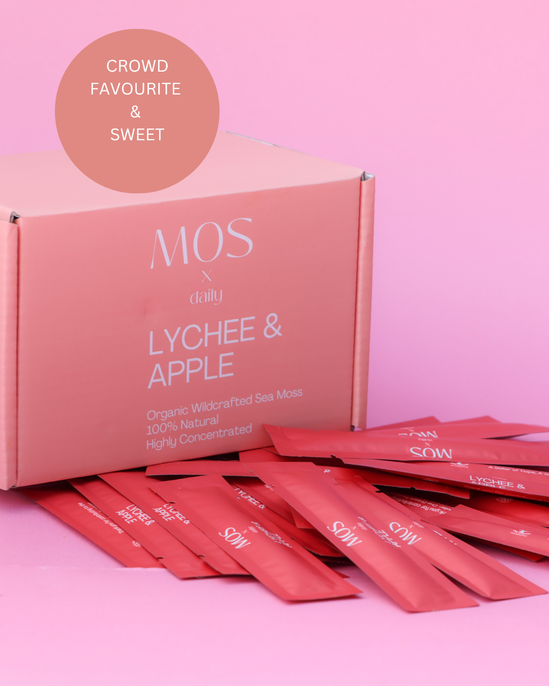 SEA MOSS LYCHEE & APPLE SACHETS - Mos x Daily